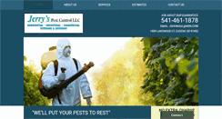 Desktop Screenshot of jerryspestcontrolllc.com
